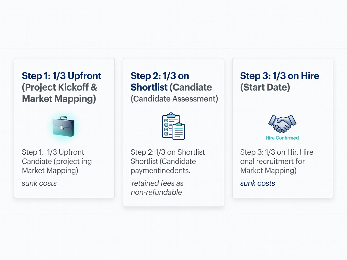 7. Fund executive search upfront with retained recruitment