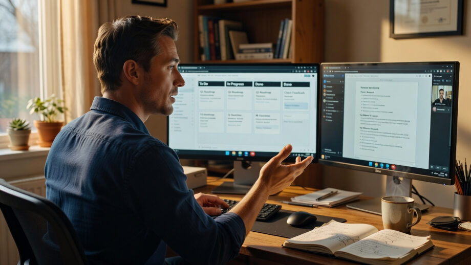 Showcasing Remote Collaboration and Self-Management in Interviews