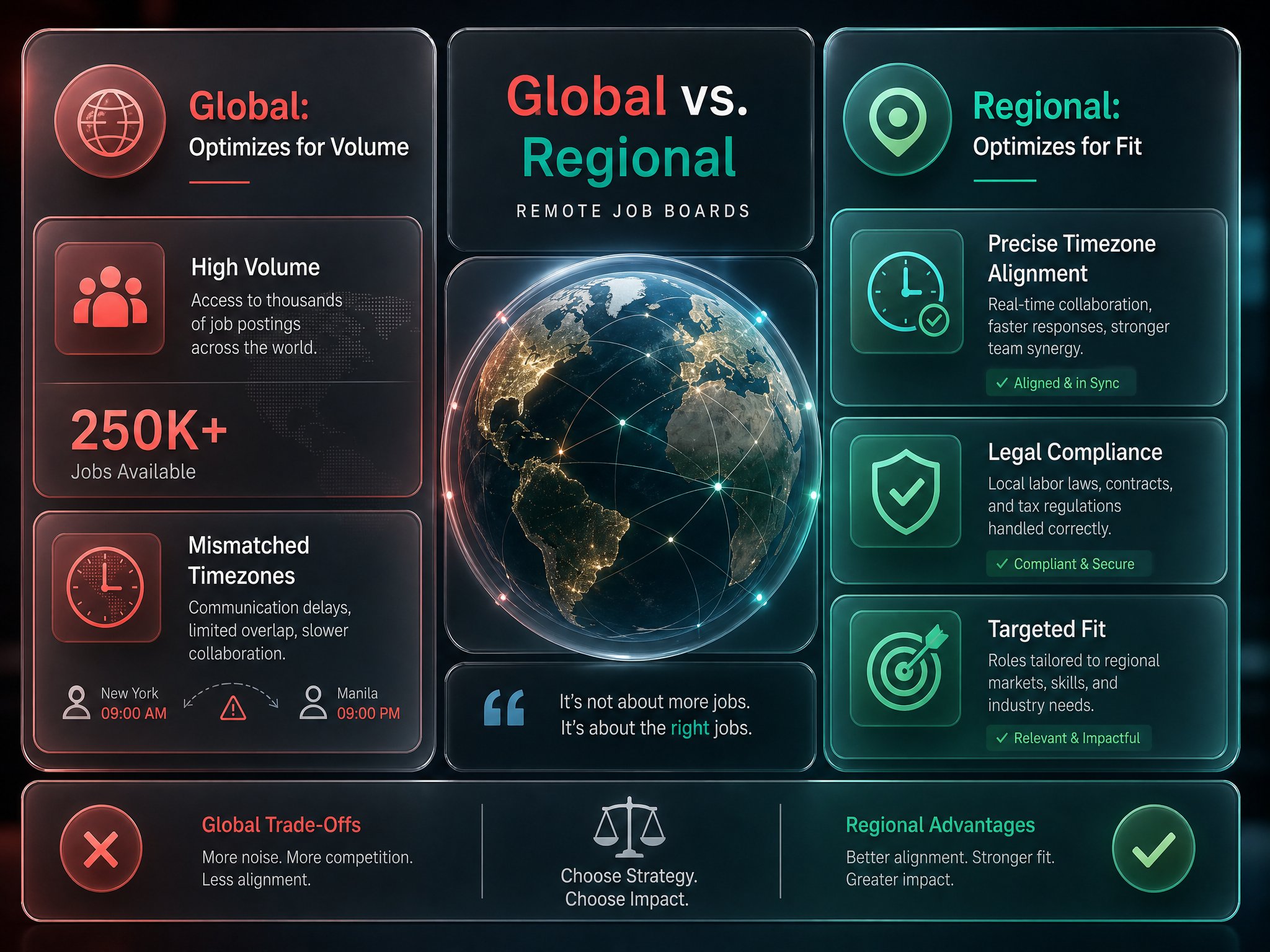 How Do Regional Remote Job Boards Differ From Global Ones?